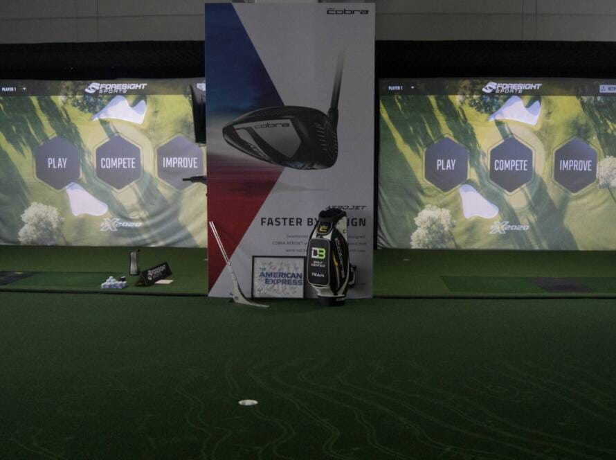Indoor Golf Bays