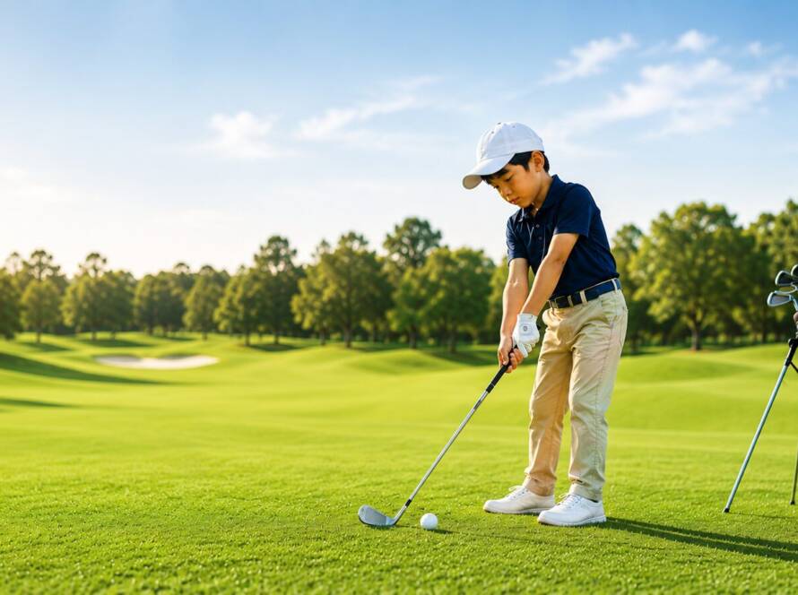 Junior Golf Club fitting